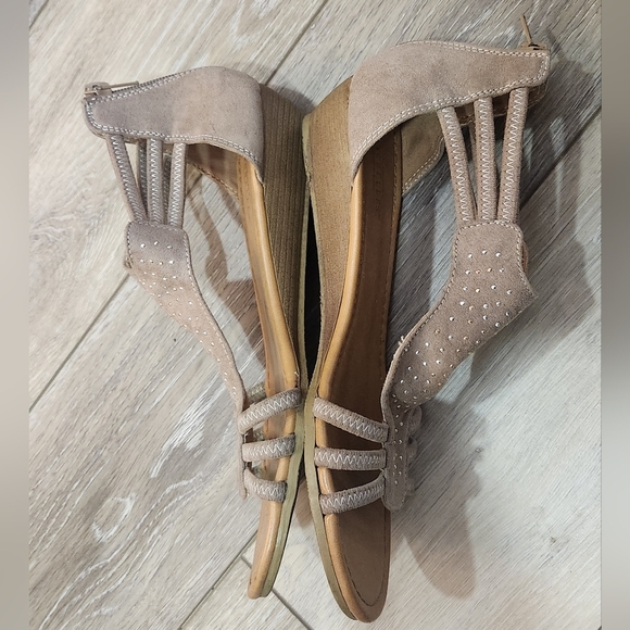 Sychelles Garbanzo Tan Gladiator Sandals Size 8 - Picture 5 of 7